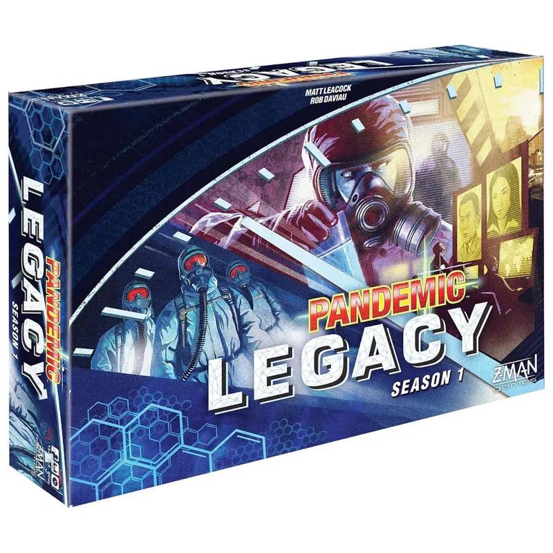 Pandemic: Legacy Season 1 (Blue Edition) – Cooperative Science Board Game for Family, and Adults (2-4 Players, Ages 13+) – Z-Man Games