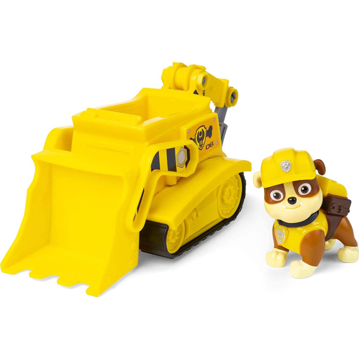 Paw Patrol Rubble’s Bulldozer Vehicle with Collectible Figure 20114323