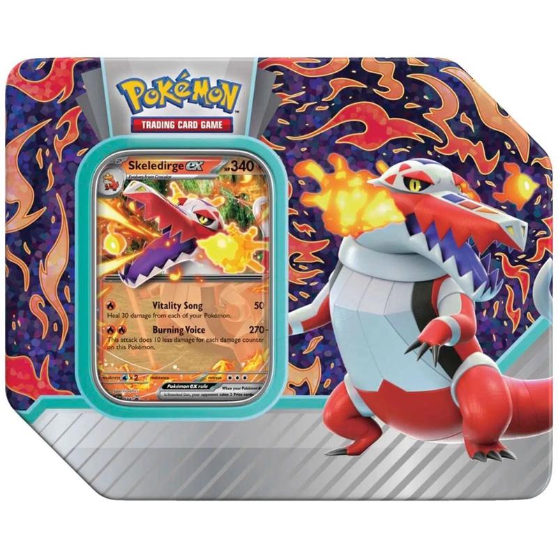 Pokmon TCG [Paldea Partners] – Skeledirge ex Tin – The Pokmon Company International