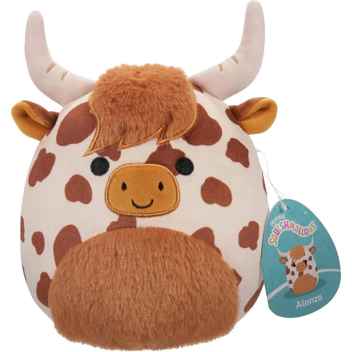 Squishmallows: Alonzo the Highland Cow – 7.5″ Plush