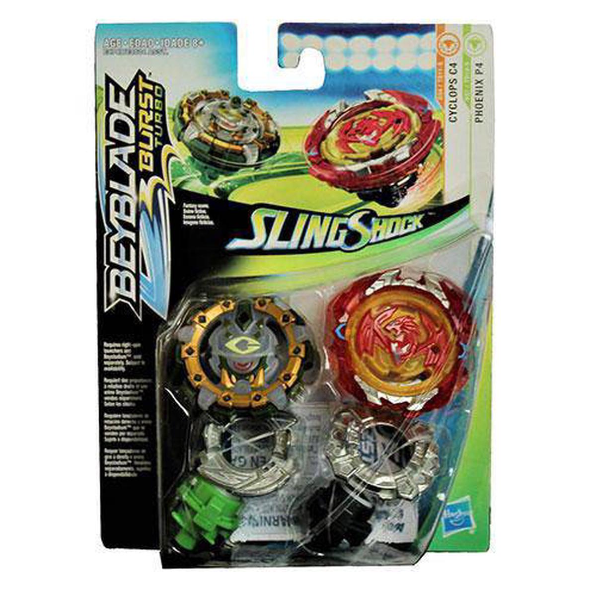 Beyblade Burst Turbo Slingshock Dual Pack – Choose your Beyblade