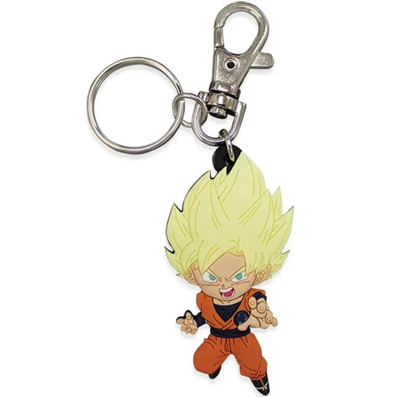 Dragon Ball Super – Chibi Super Saiyan Goku Keychain (2.25″, PVC) – Great Eastern Entertainment