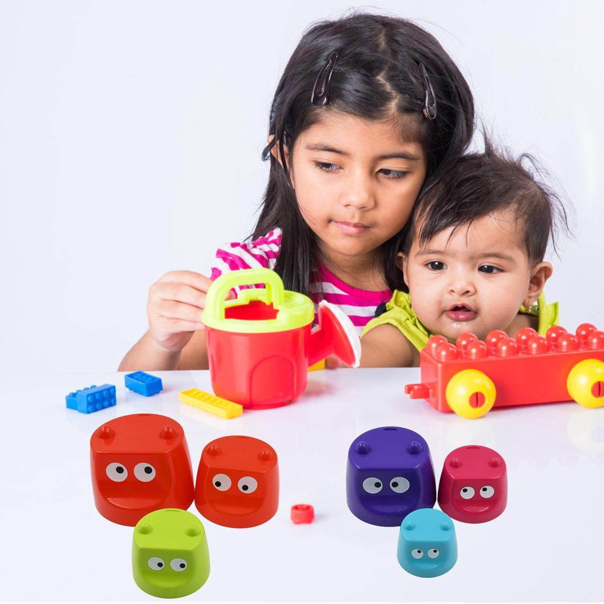 Monster Cups Activity Toy for Babies 5+ Months Learning Gift Set