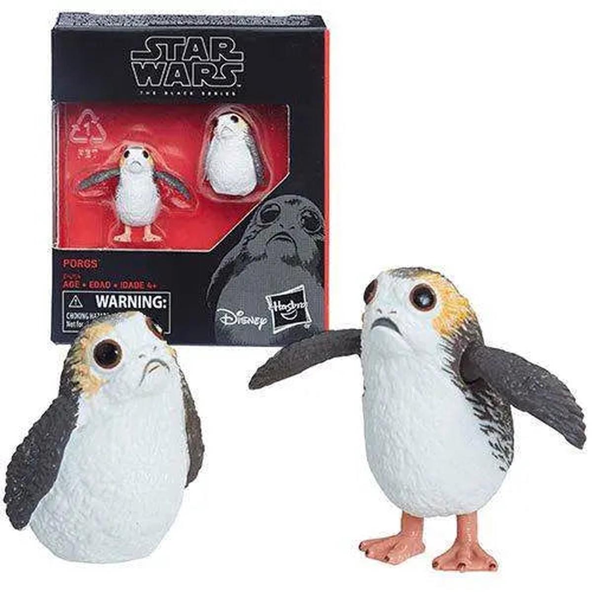 Star Wars The Black Series – Porg – Scaled Action Figure Set
