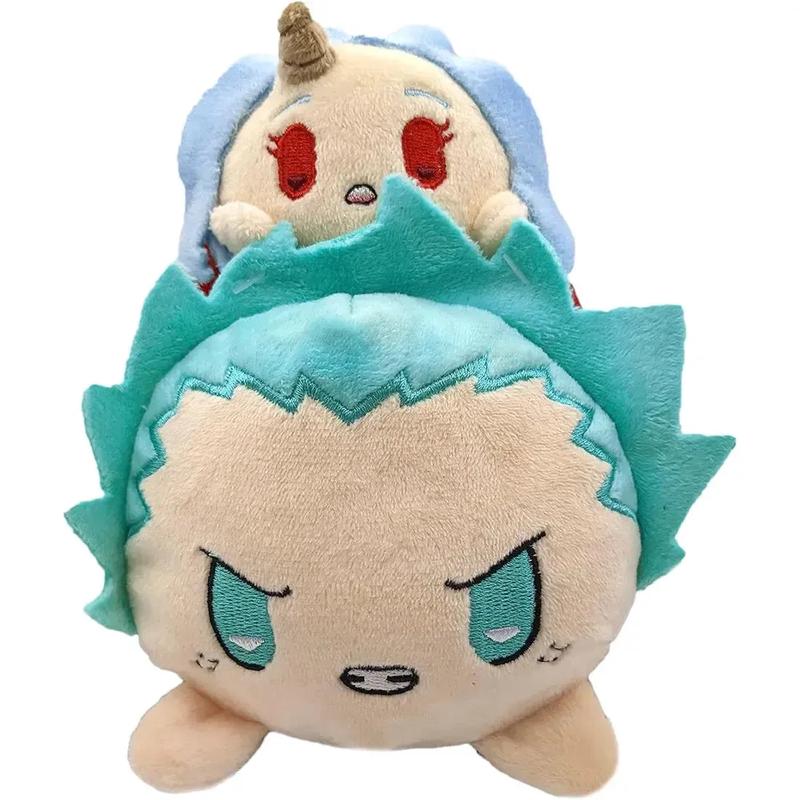 My Hero Academia [Episode 76: Infinite 100%] – Izuku Midoriya [Deku] & Eri 2-Piece Plush Set (6″) – Infinifan – Mochibi Series