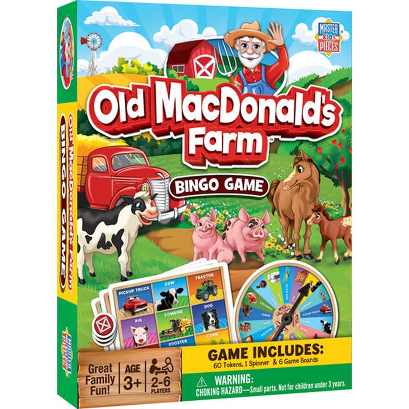 Old MacDonald’s Farm Bingo Game 42123