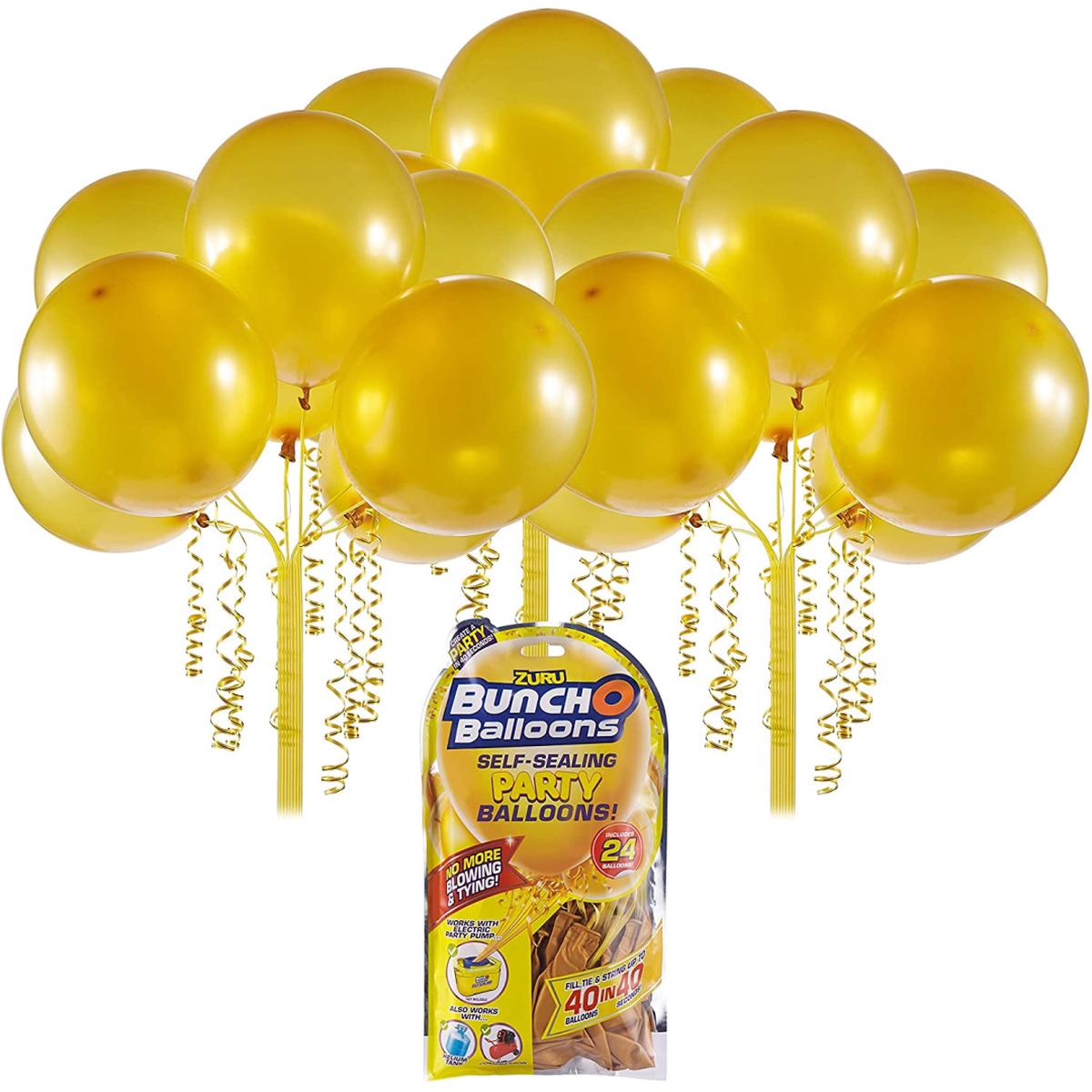 Zuru Bunch O Balloons Pack of 24 Party Balloons - Gold