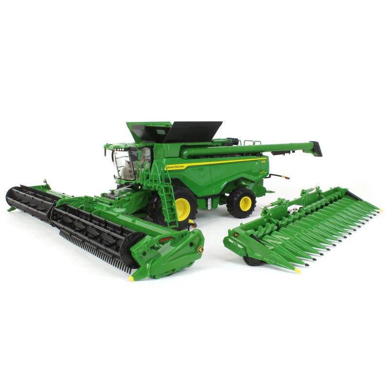 1:32 John Deere X9 1000 Combine with Corn Head & Draper Head 45750