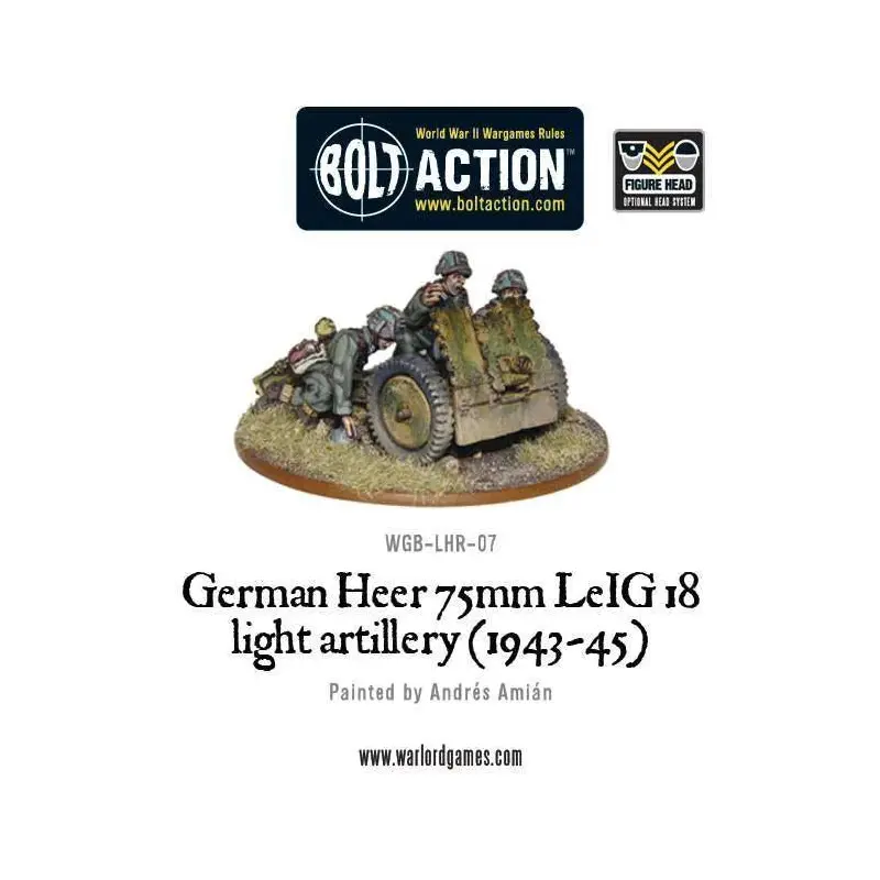 German Heer 75mm leIG 18 light artillery (1943-45)