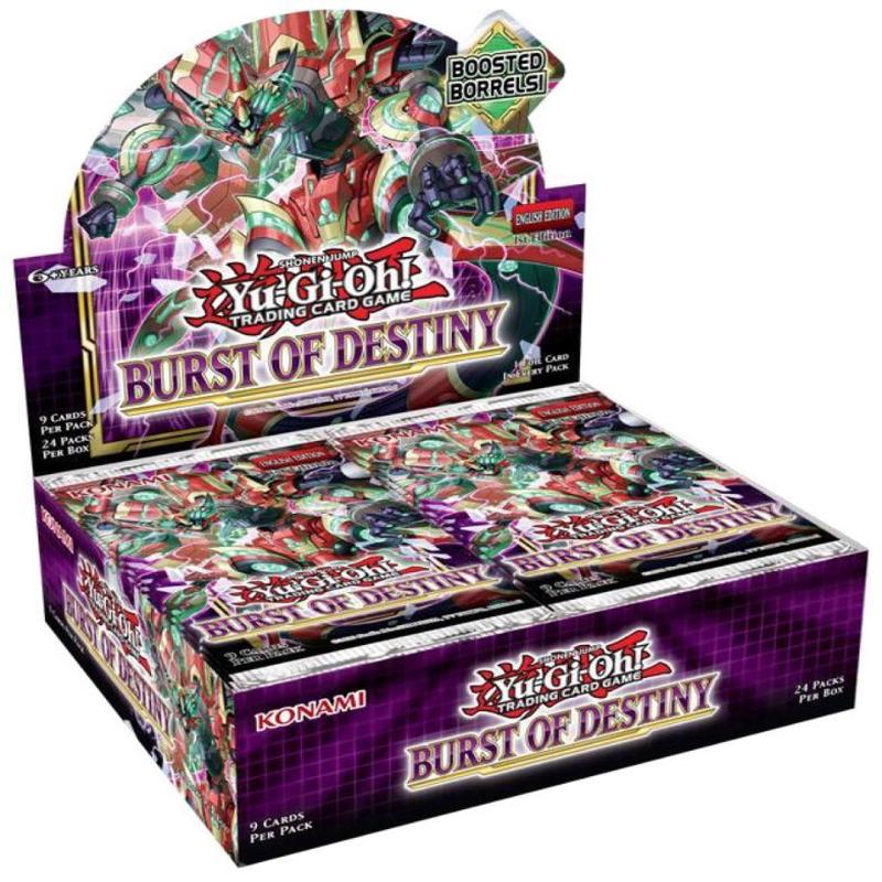Yugioh - Burst of Destiny Booster Display