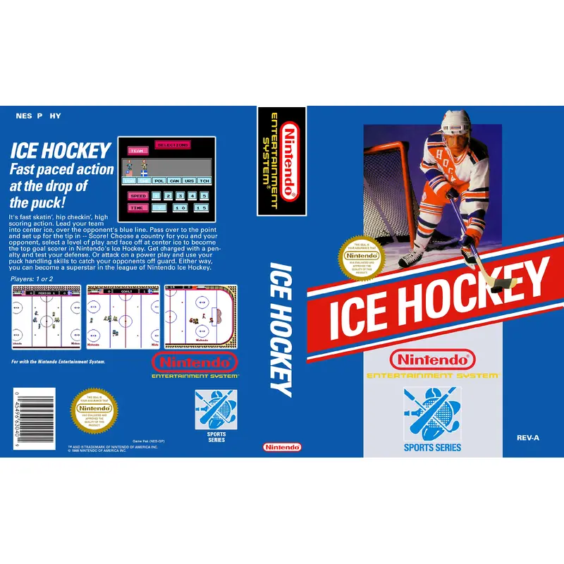 Game | Nintendo NES | Ice Hockey