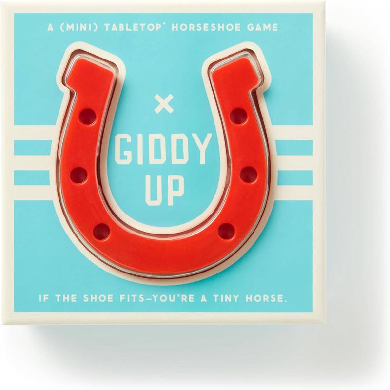 "Giddy Up" Tabletop Horseshoes Game