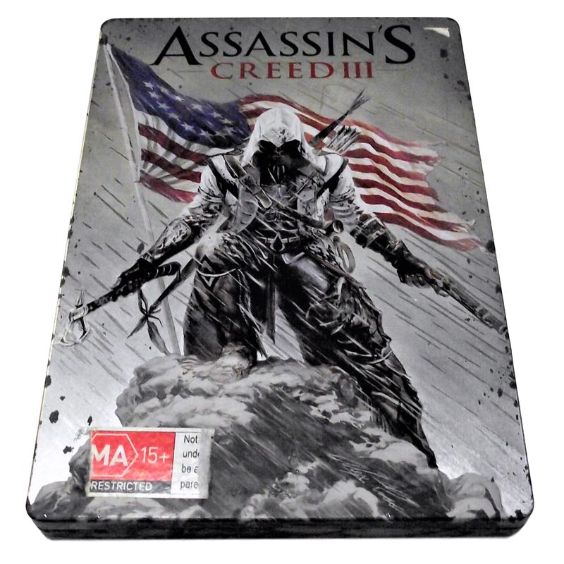 Assassin's Creed III XBOX 360 PAL *Complete* Steelbook (Pre-Owned)
