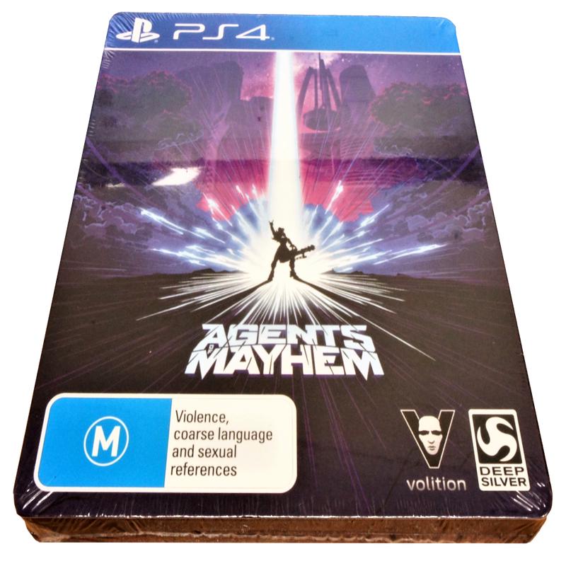Agents Of Mayhem Steelbook PS4 Playstation 4 *Sealed*