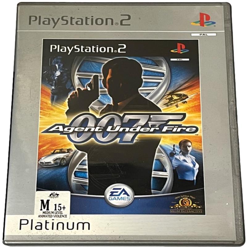 007 Agent Under Fire PS2 (Platinum) PAL *Complete* (Preowned)