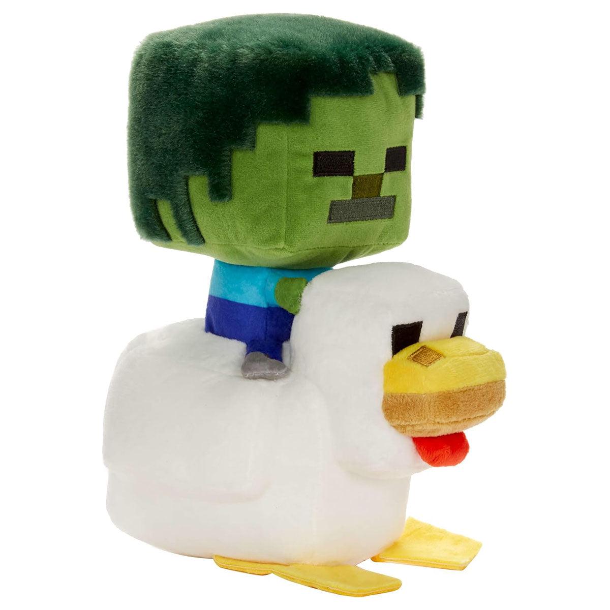 Minecraft Zombie Chicken Jockey 8" Deluxe Plush