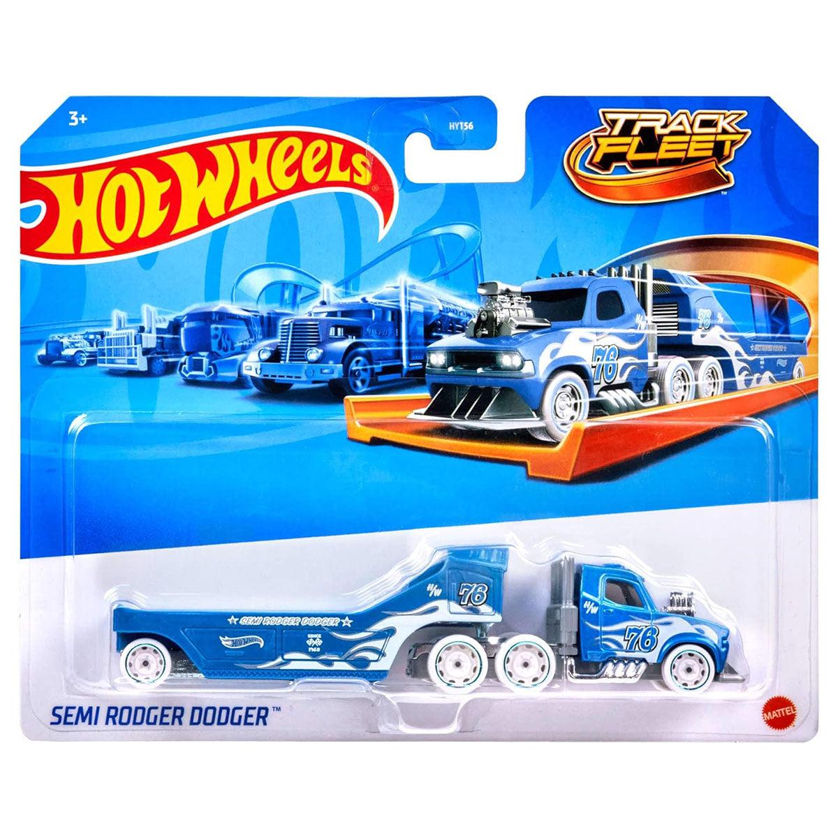 Hot Wheels Track Fleet: Semi Rodger Dodger 1:64 Scale Vehicle