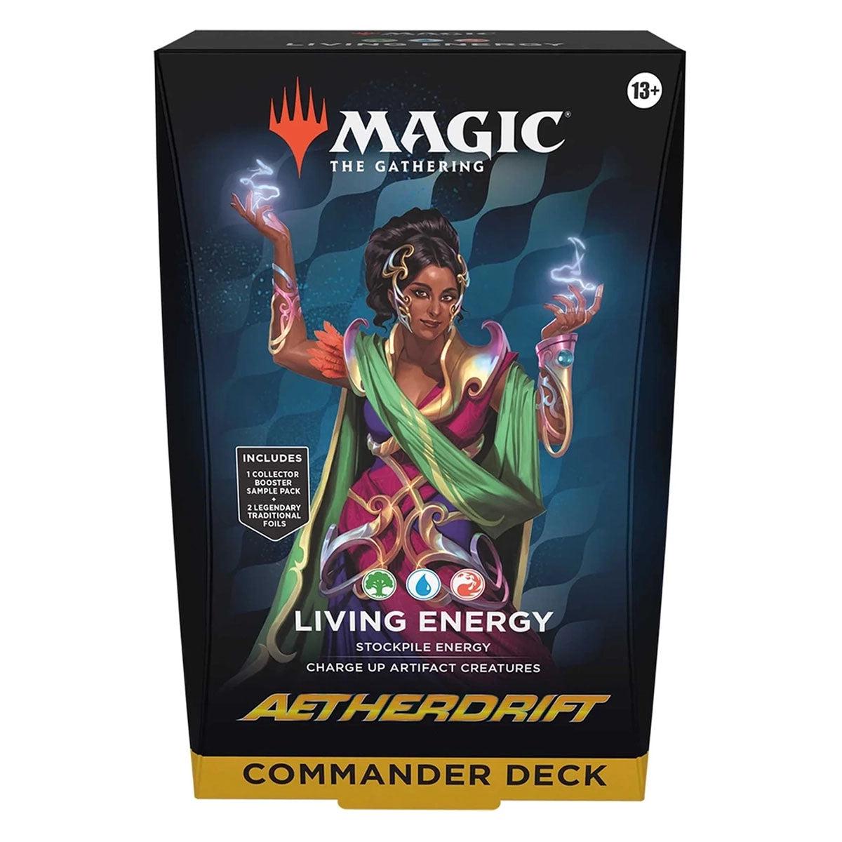 Magic: The Gathering Aetherdrift Commander Deck Living Energy