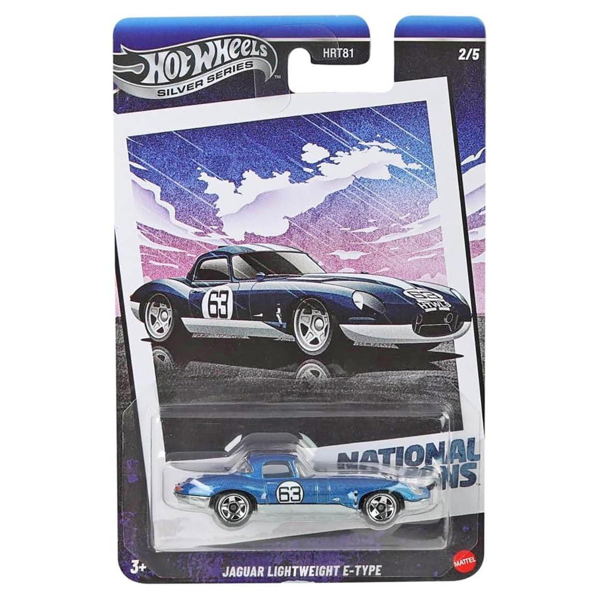 Hot Wheels Silver Series: National Icons: Jaguar Light Weight E-Type Car (2/5)