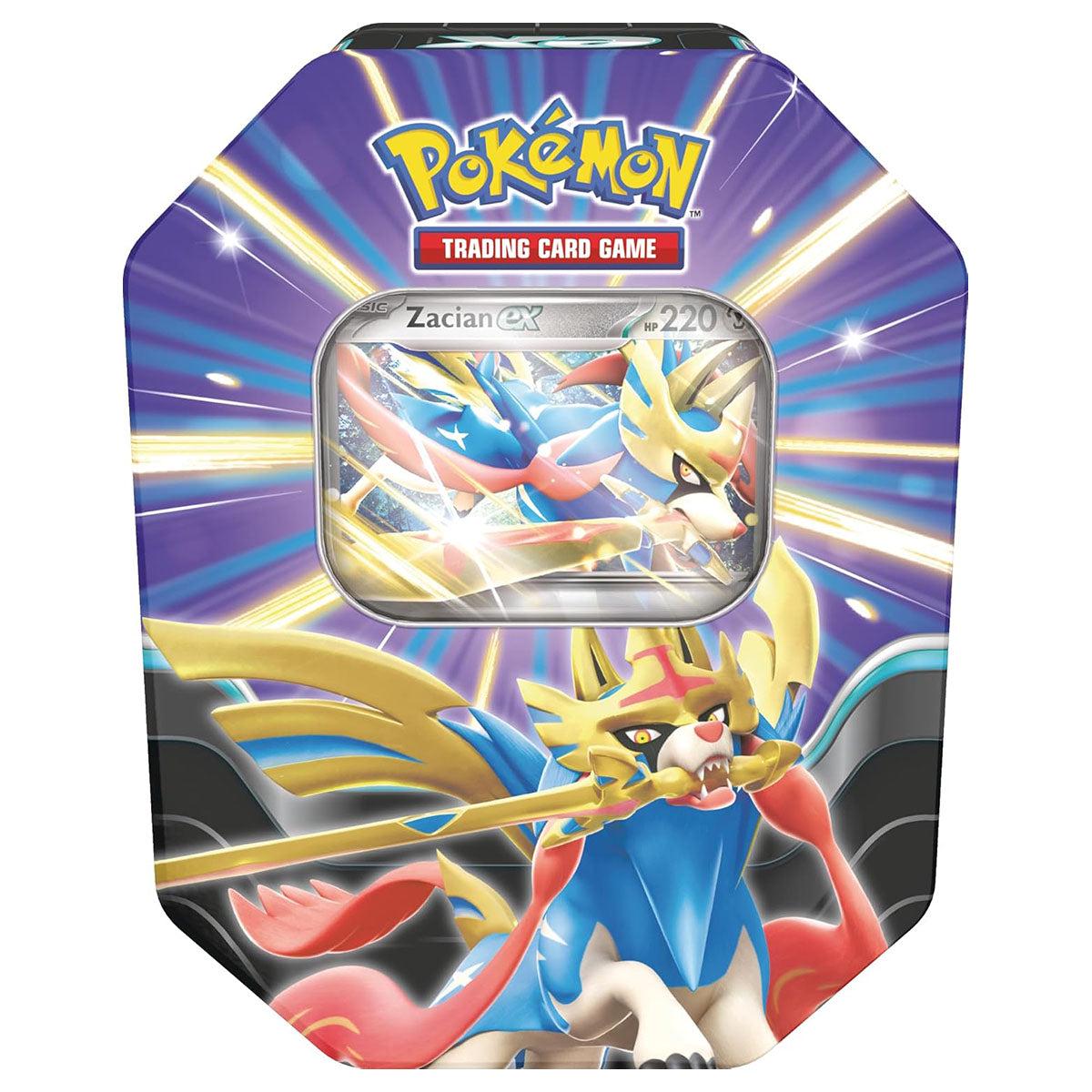 Pokemon TCG: Slashing Legends Zacian Ex Tin