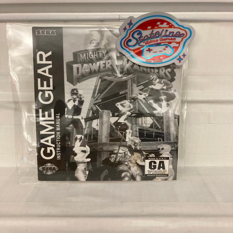 Mighty Morphin Power Rangers - Sega Game Gear
