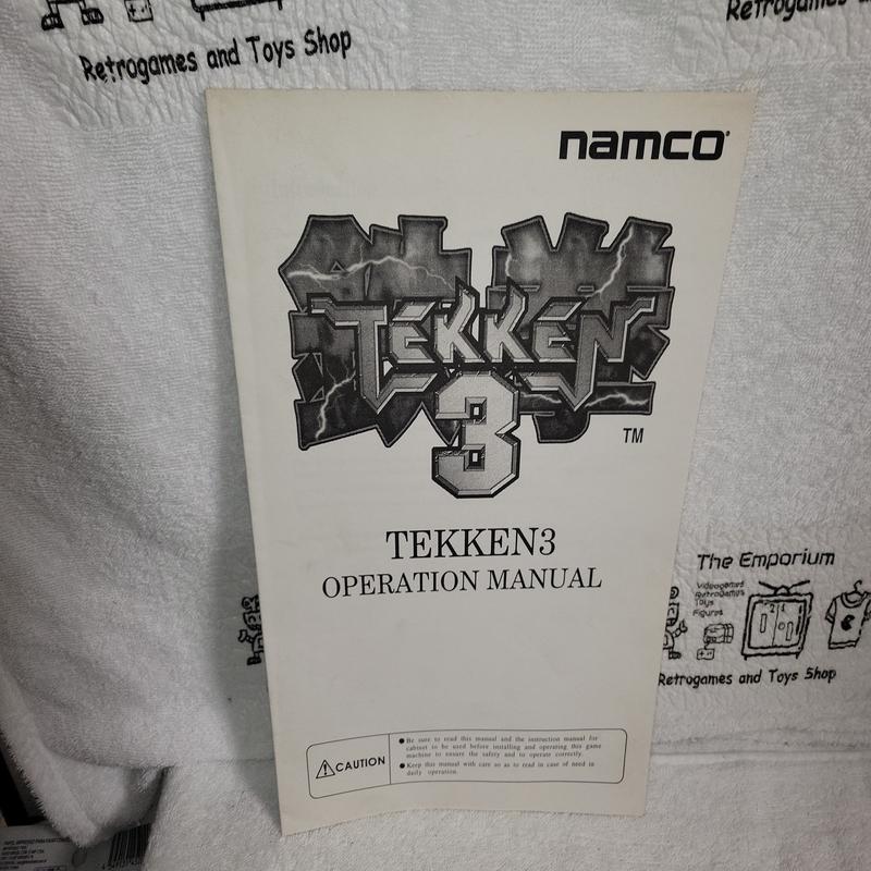 Tekken 3  manual -  arcade artset art set