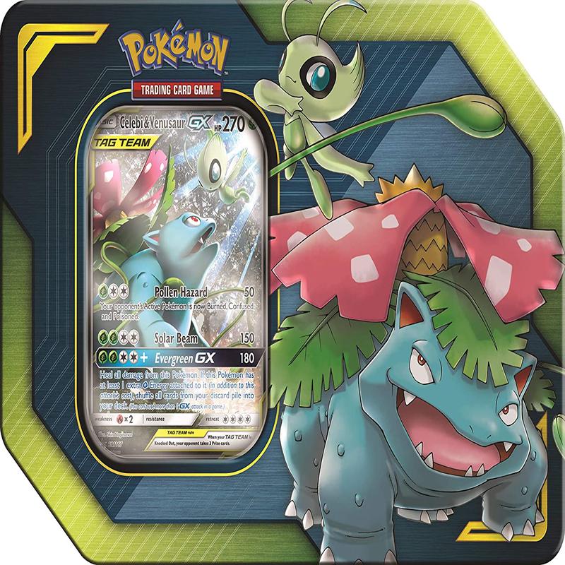 [POKEMON TCG] TAG TEAM TIN VENUSAUR & CELEBII