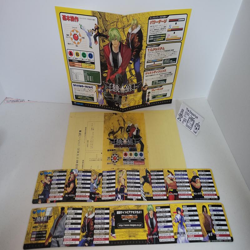 [Artset Only] Garou Mark of the Wolves (2) - Snk Neogeo Mvs Arcade Pcb Printed Circuit Board