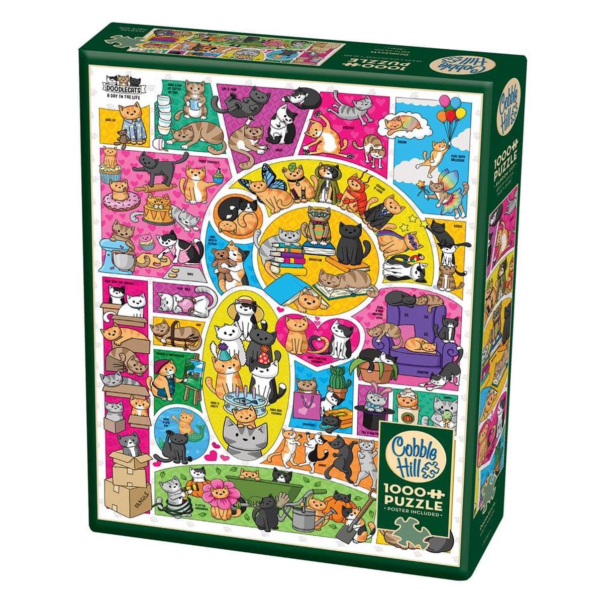 Cobble Hill - Doodlecats 1000 Piece Jigsaw