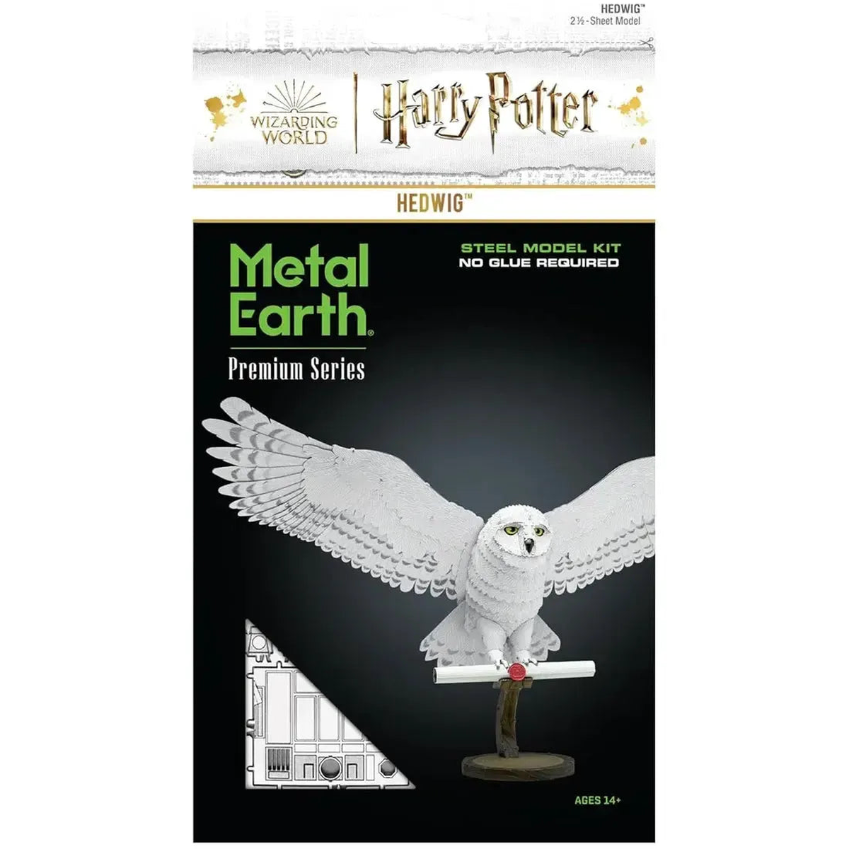 Harry Potter – Hedwig Figure Model Kit – Fascinations – Metal Earth Premium Series