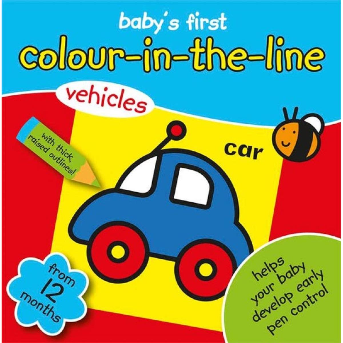 Baby’s First Colour In The Line Vehicles Book 2453