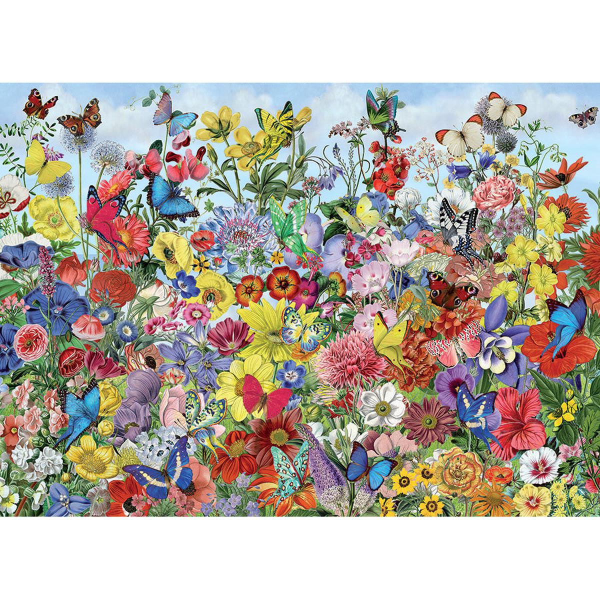 Butterfly Garden Puzzle 1000 Pc 80032 Includes Poster
