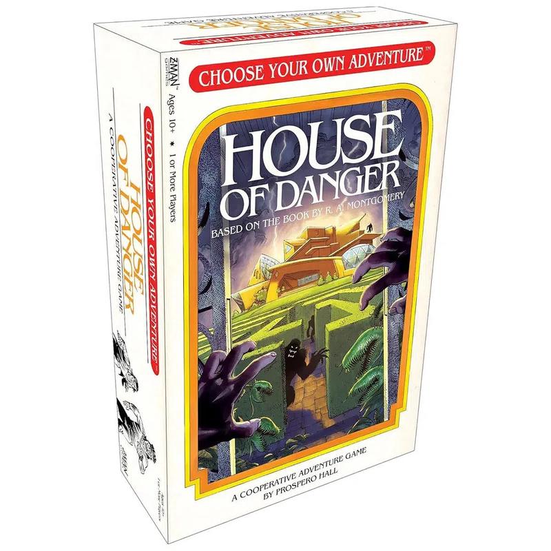 Choose Your Own Adventure: House of Danger – Adventure Mystery Board Game for Family, and Adults (1+ Players, Ages 10+) – Z-Man Games