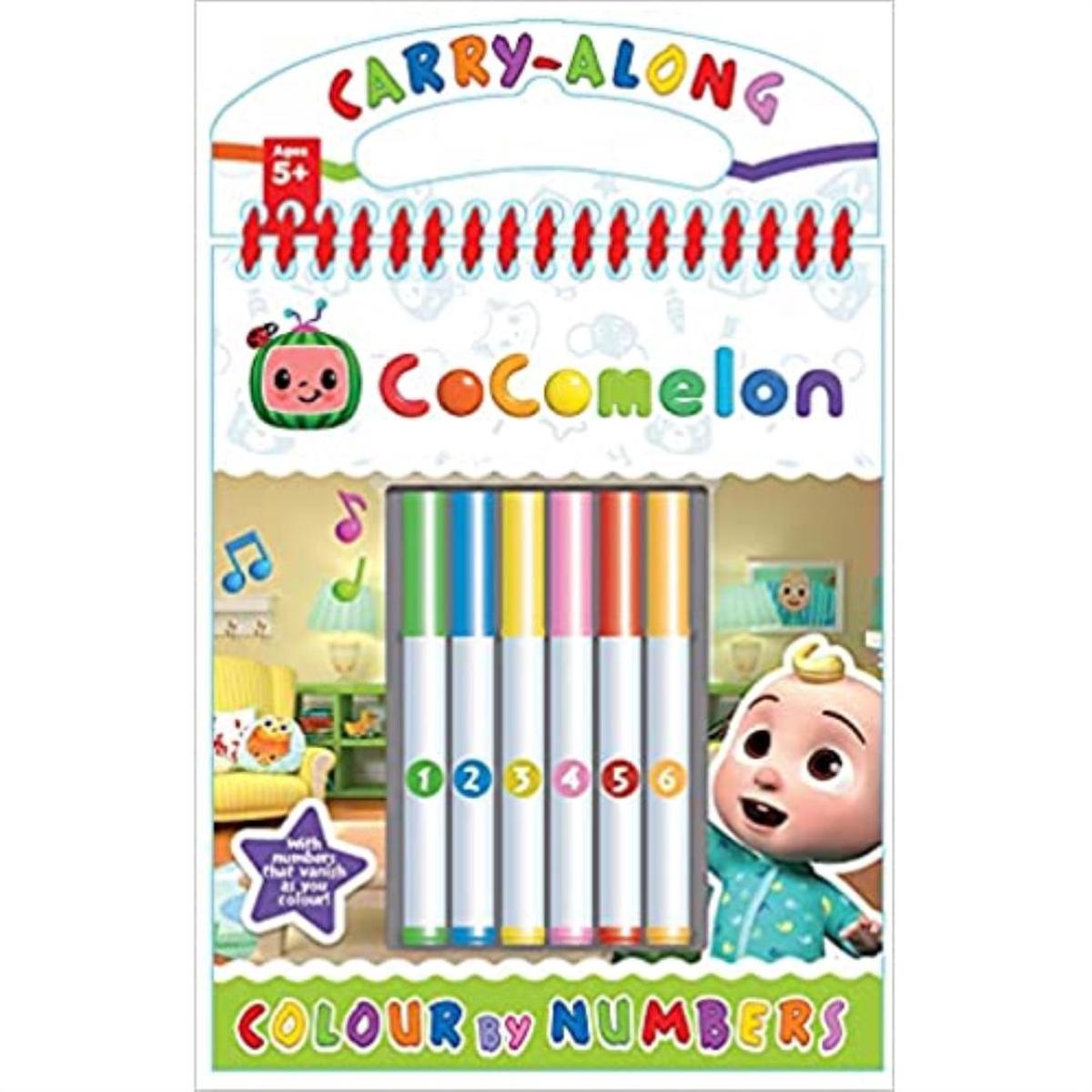 Cocomelon Colour By Numbers Set