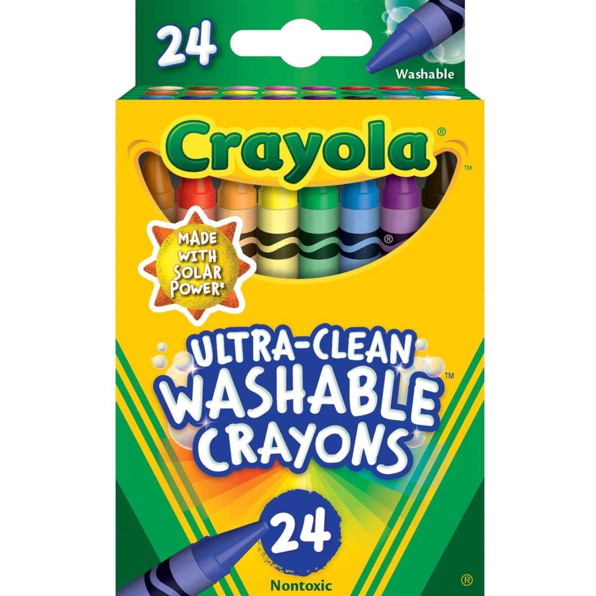 Crayola Ultra- Clean Washable Crayons 24 Pack