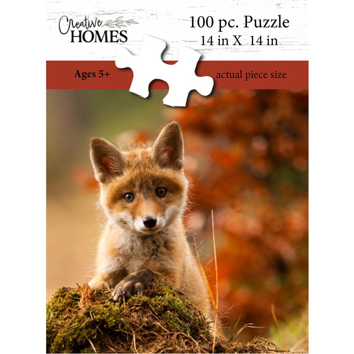Curious Fox 100-Piece Puzzle CH8408