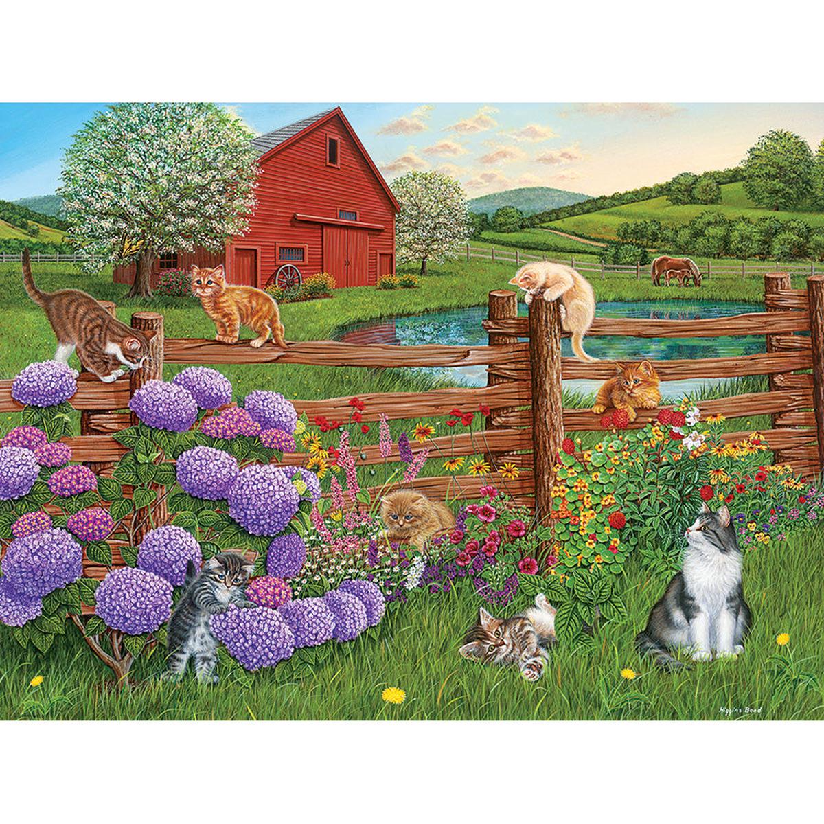 Farm Cats Puzzle 275 Pc 88007 Includes Poster