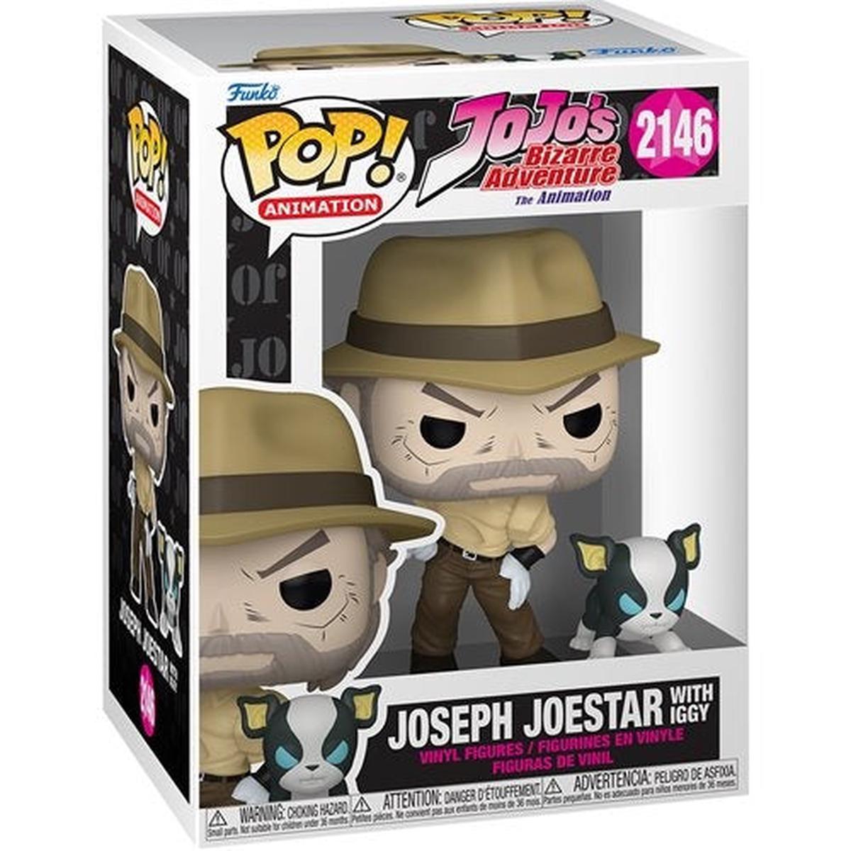 Funko Pop! 2146 Animation – JoJo’s Bizarre Adventure – Joseph Joestar and Iggy Vinyl Figure