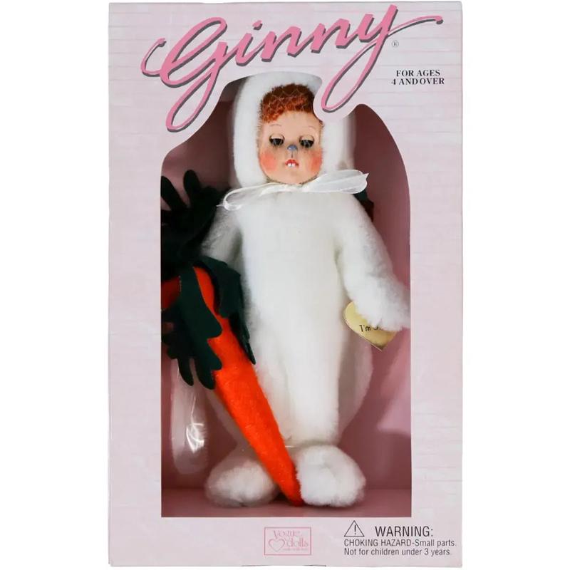 Ginny – Bunny Outfit Ginny Poseable Doll (8″) – The Vogue Doll Company