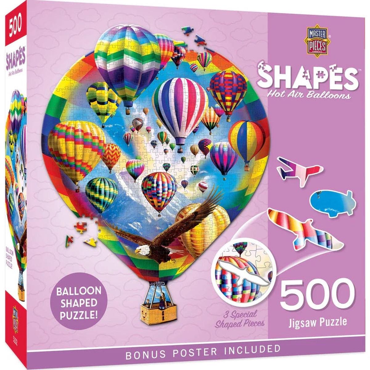 Shapes – Hot Air Balloons 500 Piece Jigsaw Puzzle 32289