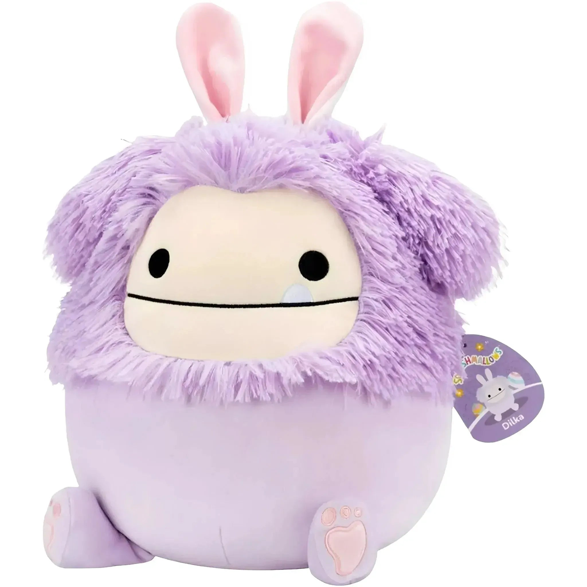 Squishmallows – Dilka the Lavender Furry Bunny Plush – Jazwares –