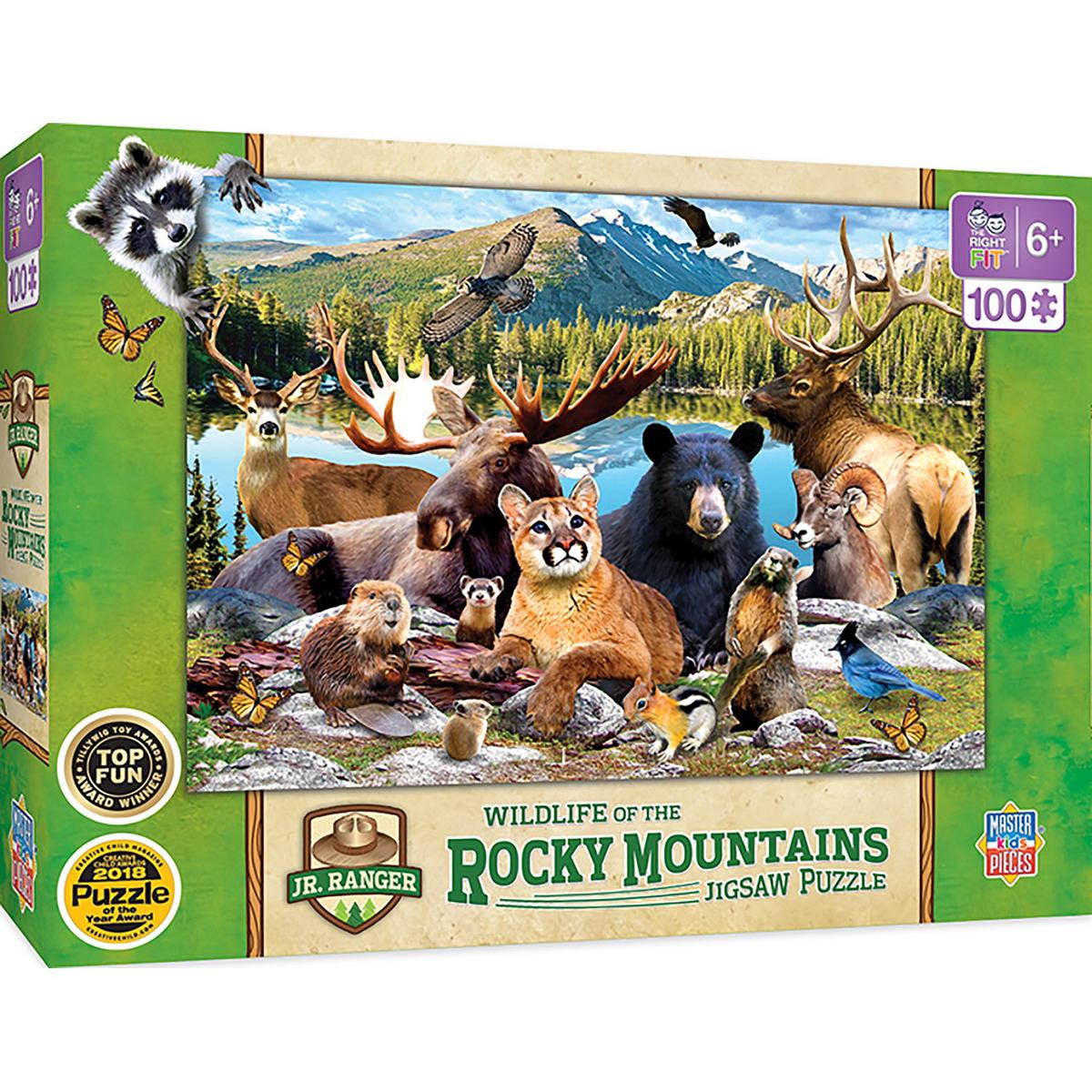 Wildlife of the Rocky Mountains 100-piece Puzzle 12006