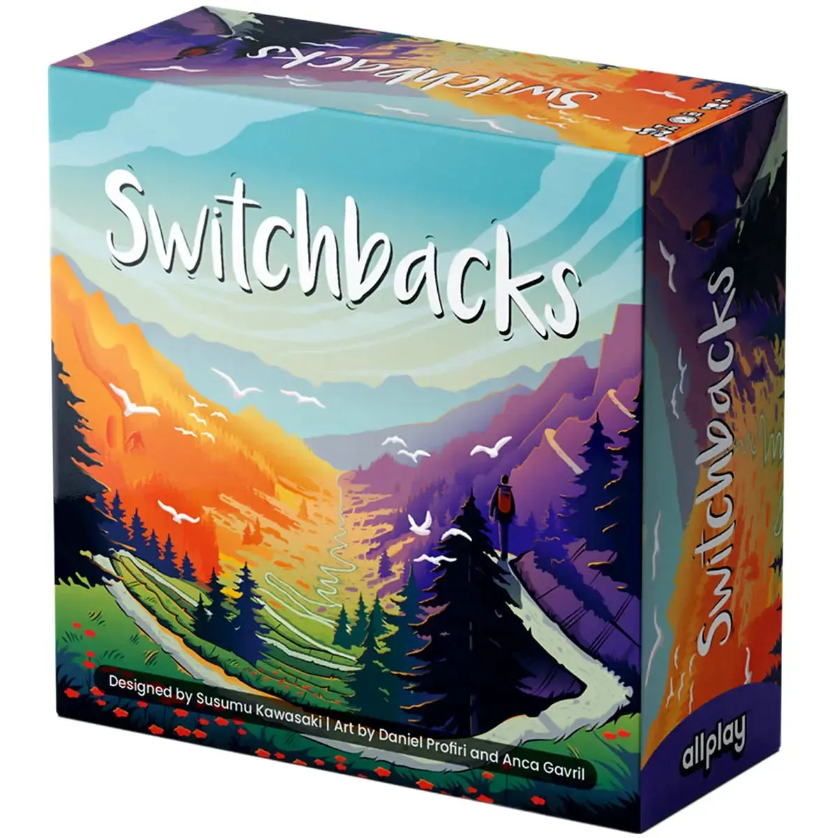 Switchbacks – Tile Placement Hiking Board Game for Family, Adults, and Children – Allplay